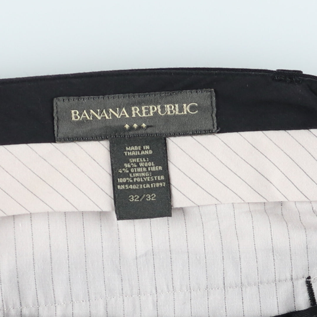 00'S Banana Republic Stripe Pattern Wool Pants Slacks Men's W32 equivalent / eaa515996