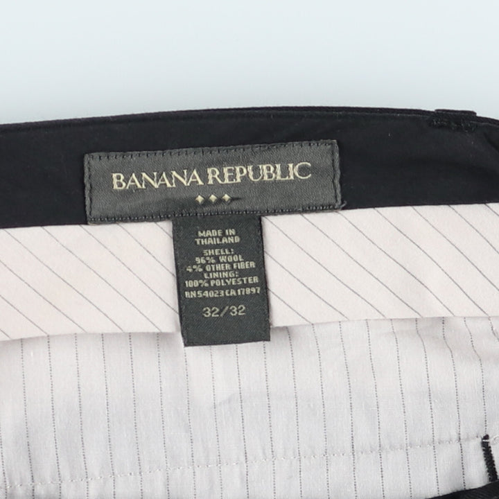 00'S Banana Republic Stripe Pattern Wool Pants Slacks Men's W32 equivalent / eaa515996