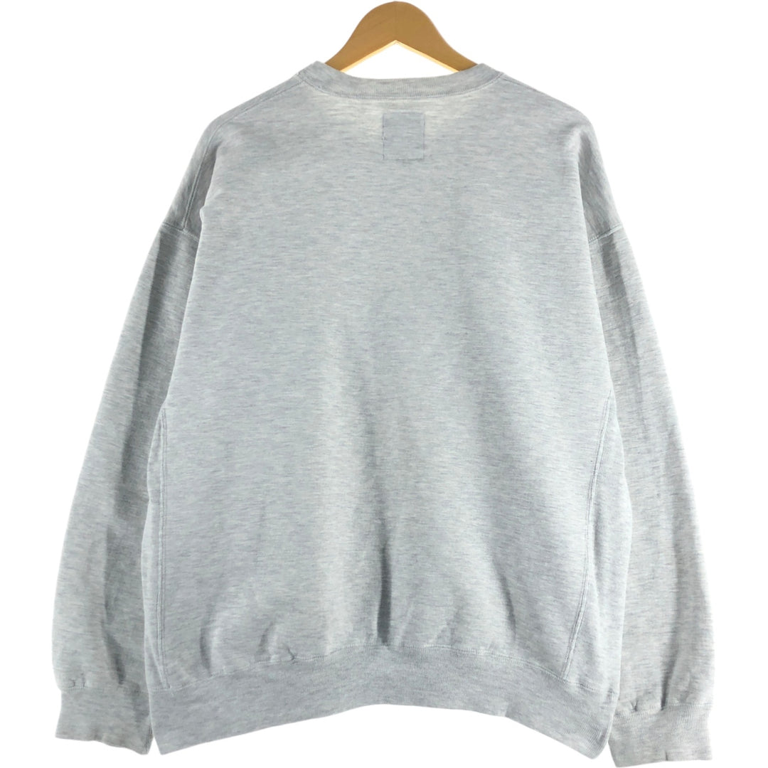 90'S Russell PRO COTTON College Sweatshirt, Made in USA, Men's XL, Vintage cotton gray type Vintage Second Hand