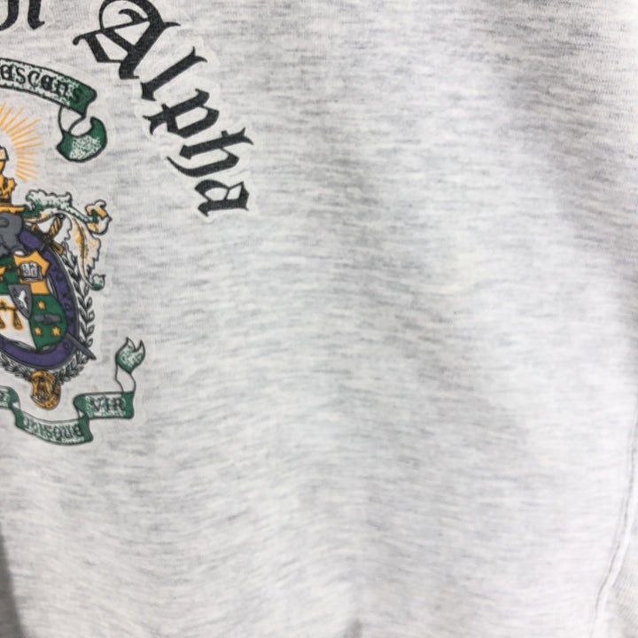 90'S Russell PRO COTTON College Sweatshirt, Made in USA, Men's XL, Vintage cotton gray type Vintage Second Hand
