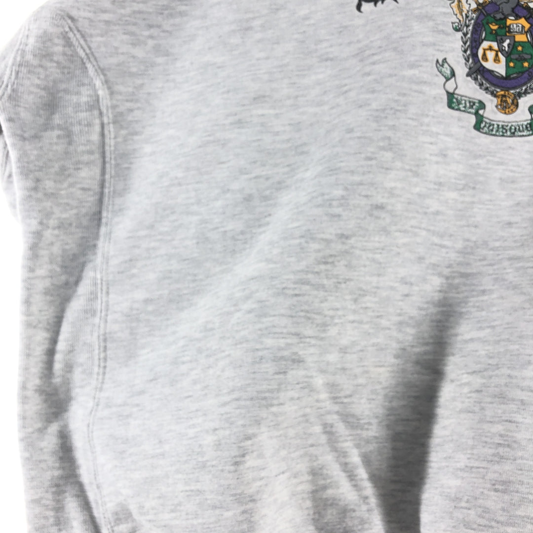 90'S Russell PRO COTTON College Sweatshirt, Made in USA, Men's XL, Vintage cotton gray type Vintage Second Hand