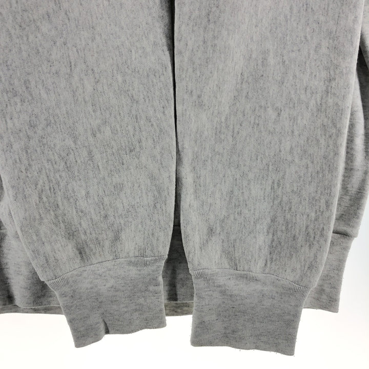 Vintage 90'S college sweatshirt, made in the USA, size L, men's polyester gray type Vintage Second Hand