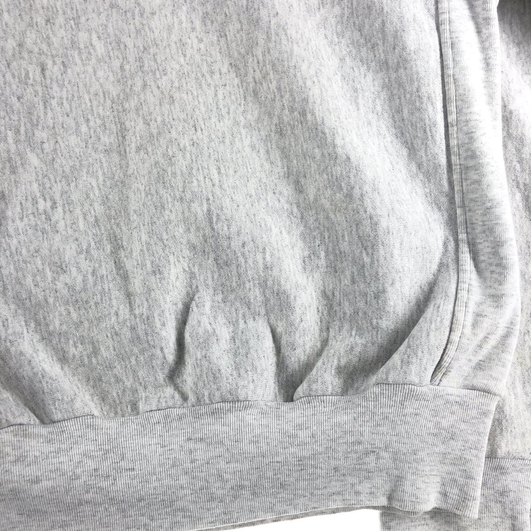 Vintage 90'S college sweatshirt, made in the USA, size L, men's polyester gray type Vintage Second Hand