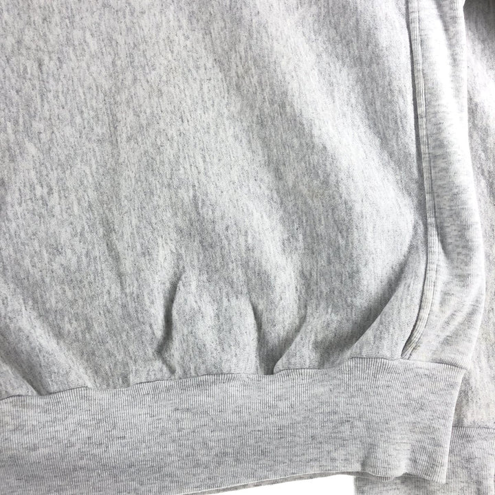 Vintage 90'S college sweatshirt, made in the USA, size L, men's polyester gray type Vintage Second Hand