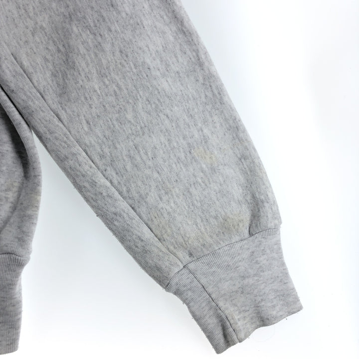 Vintage 90'S college sweatshirt, made in the USA, size L, men's polyester gray type Vintage Second Hand