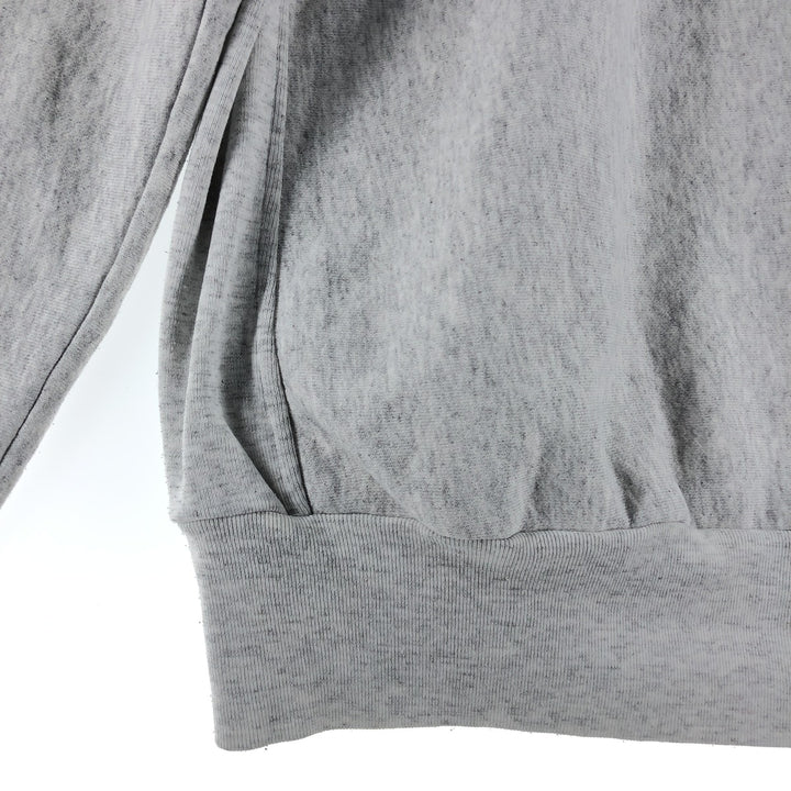 Vintage 90'S college sweatshirt, made in the USA, size L, men's polyester gray type Vintage Second Hand