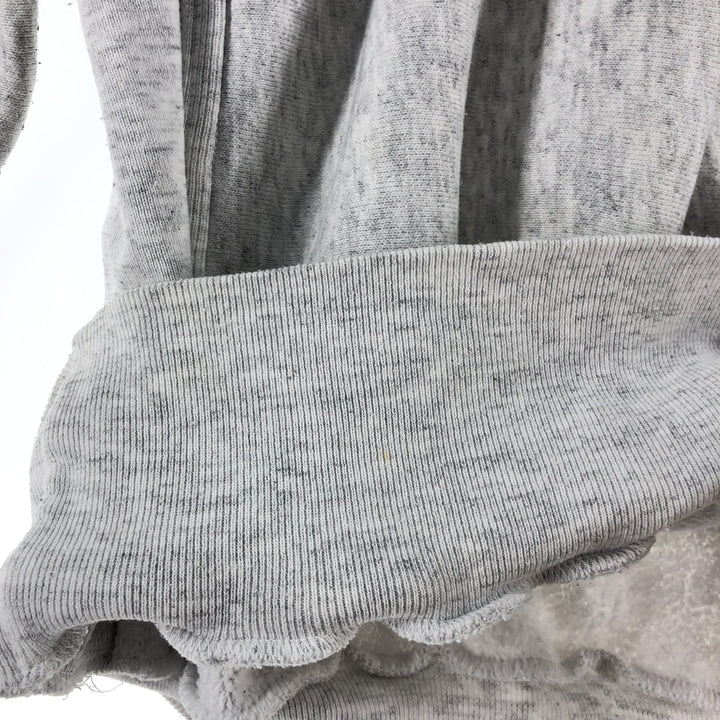 Vintage 90'S college sweatshirt, made in the USA, size L, men's polyester gray type Vintage Second Hand