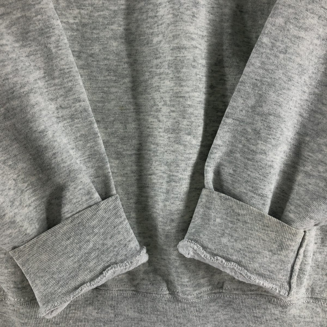 90'S Fruit of the Loom College Sweatshirt, Made in USA, Men's Size L, Vintage cotton gray type Vintage Second Hand