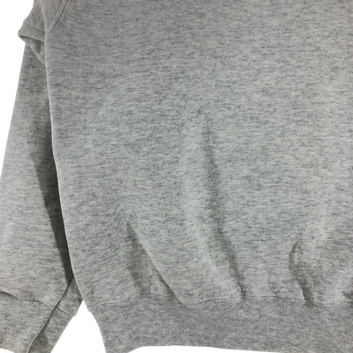 90'S Fruit of the Loom College Sweatshirt, Made in USA, Men's Size L, Vintage cotton gray type Vintage Second Hand