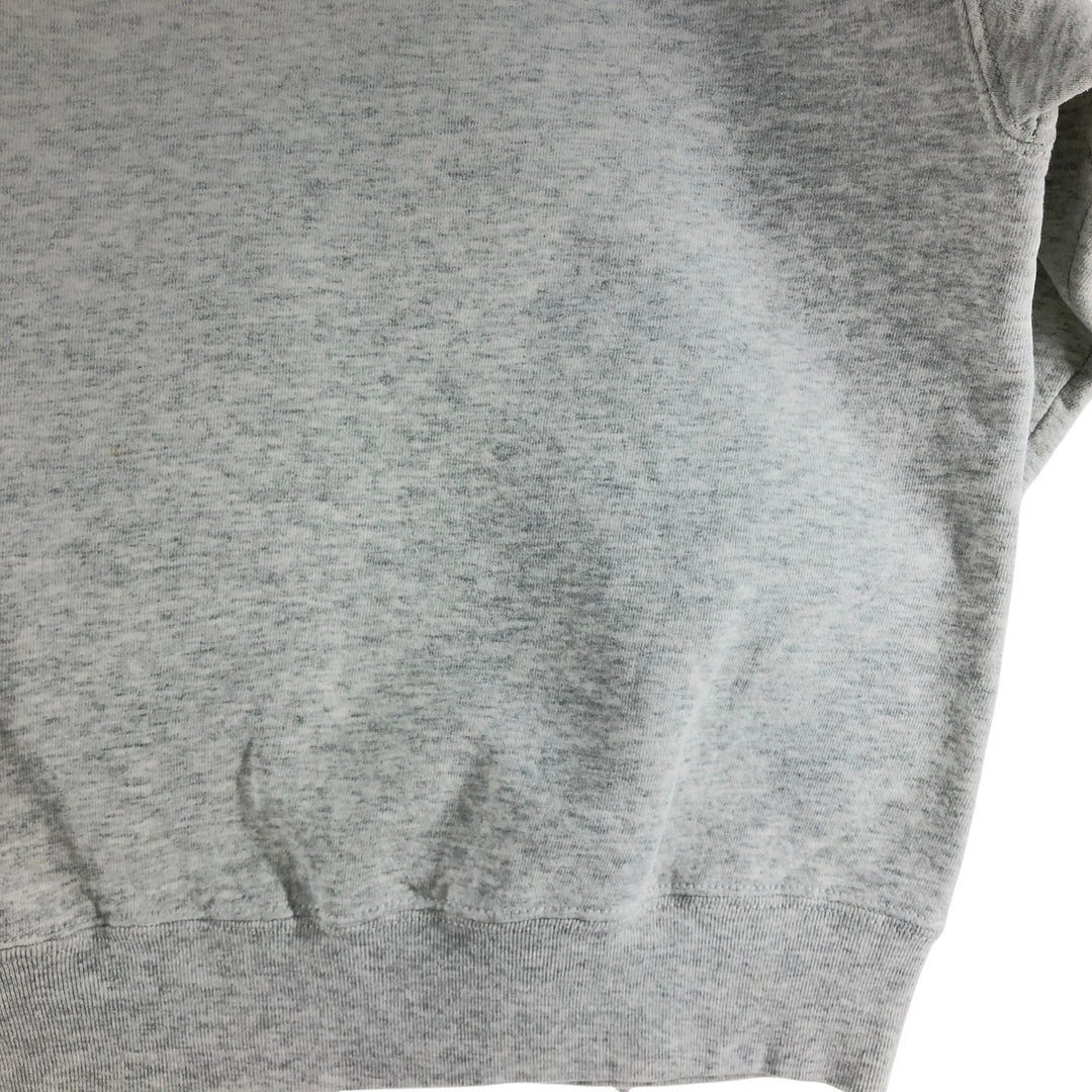 90'S Fruit of the Loom College Sweatshirt, Made in USA, Men's Size L, Vintage cotton gray type Vintage Second Hand