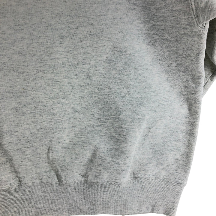 90'S Fruit of the Loom College Sweatshirt, Made in USA, Men's Size L, Vintage cotton gray type Vintage Second Hand