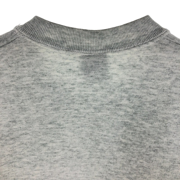 90'S Fruit of the Loom College Sweatshirt, Made in USA, Men's Size L, Vintage cotton gray type Vintage Second Hand