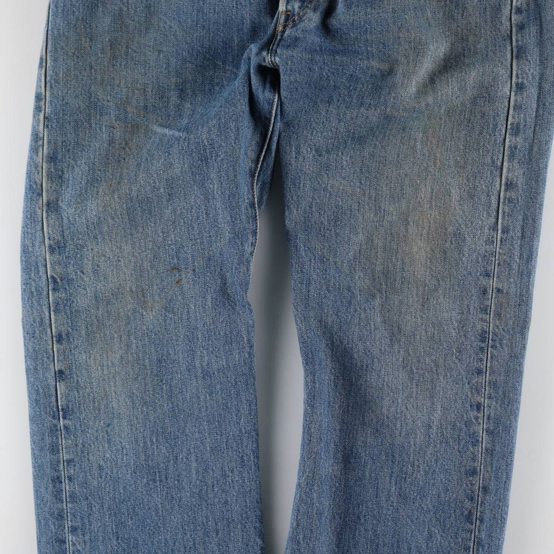 Levi's 501 straight denim pants for men, size W33 cotton blue type Vintage Second Hand