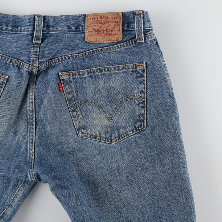 Levi's 501 straight denim pants for men, size W33 cotton blue type Vintage Second Hand