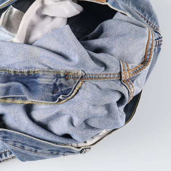 Levi's 550 tapered denim pants for men, size w35 cotton blue type Vintage Second Hand