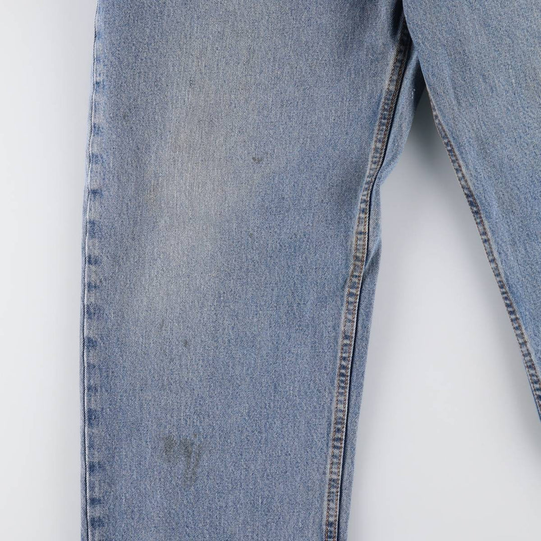 Levi's 550 tapered denim pants for men, size w35 cotton blue type Vintage Second Hand
