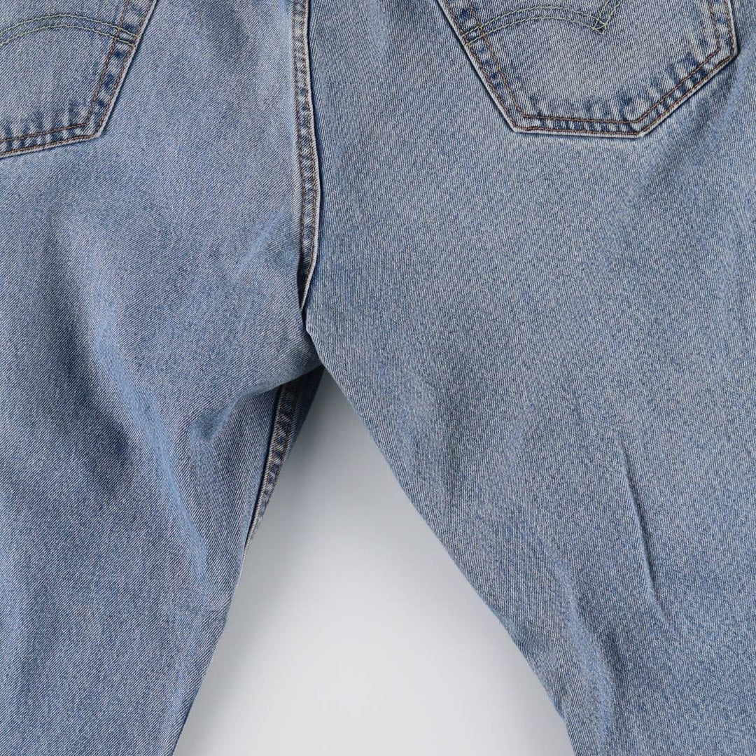 Levi's 550 tapered denim pants for men, size w35 cotton blue type Vintage Second Hand