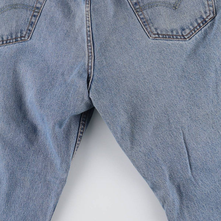 Levi's 550 tapered denim pants for men, size w35 cotton blue type Vintage Second Hand