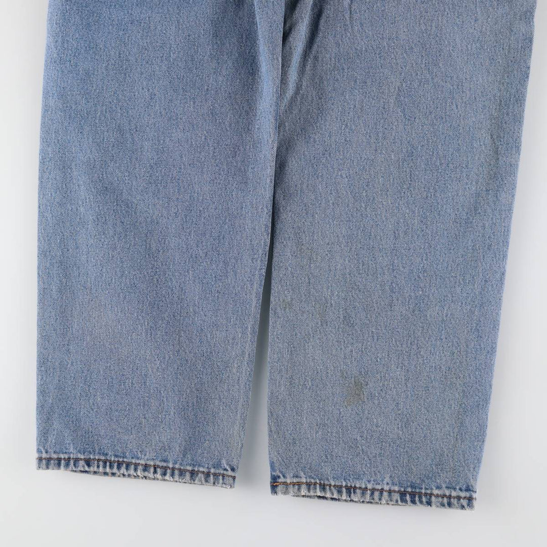 Levi's 550 tapered denim pants for men, size w35 cotton blue type Vintage Second Hand