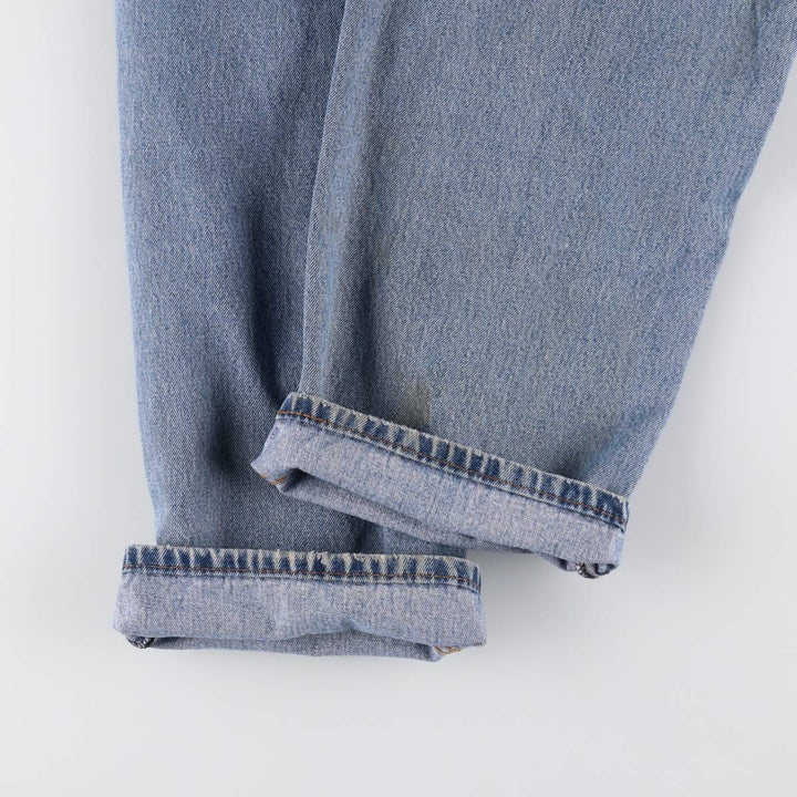 Levi's 550 tapered denim pants for men, size w35 cotton blue type Vintage Second Hand