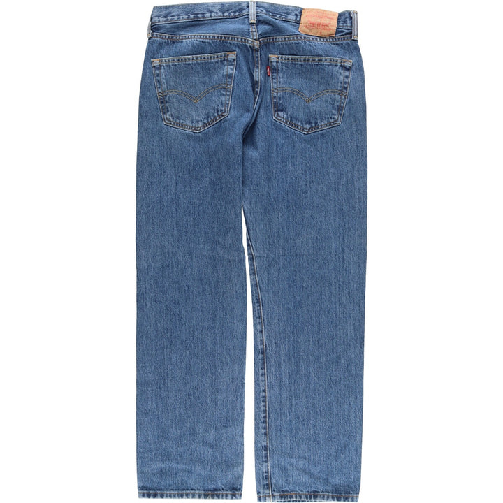 Levi's 501 straight denim pants for men, size W34 cotton blue type Vintage Second Hand