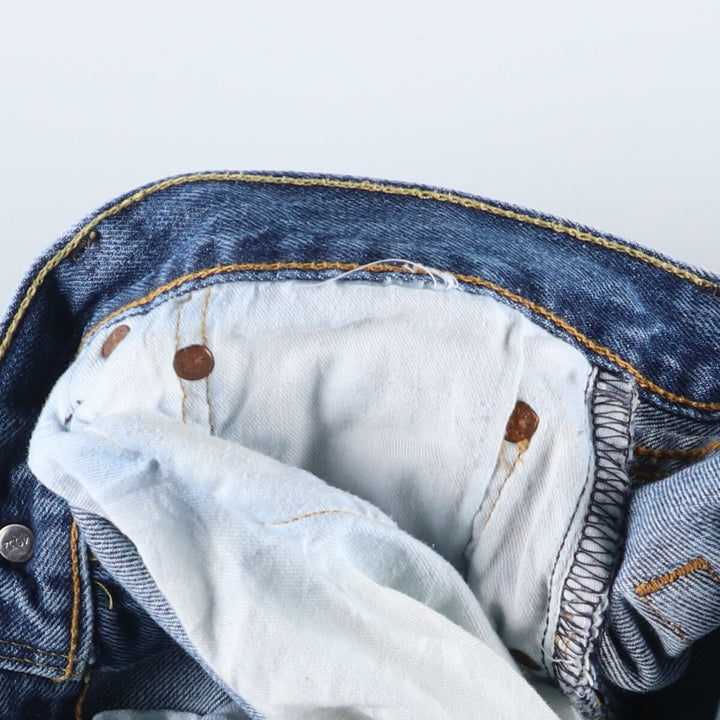 Levi's 501 straight denim pants for men, size W34 cotton blue type Vintage Second Hand