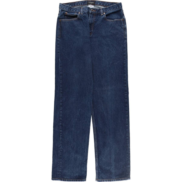 90'S Guess Jeans Straight Denim Pants, Made in USA, Men's, Size W33, Vintage cotton blue type Vintage Second Hand