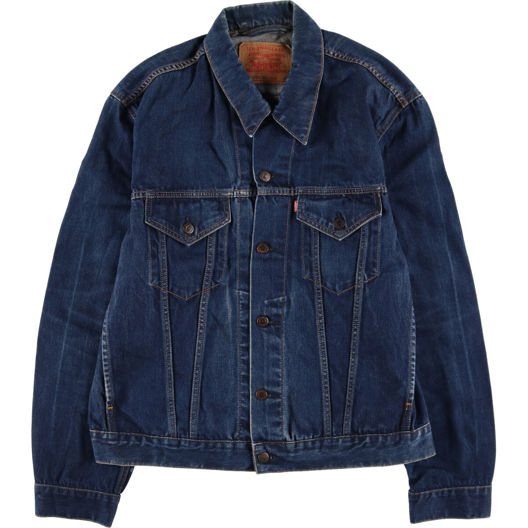 Dark navy blue Levi's 70550 04 Euro model denim jacket G-jacket Men's XL equivalent /eaa520248