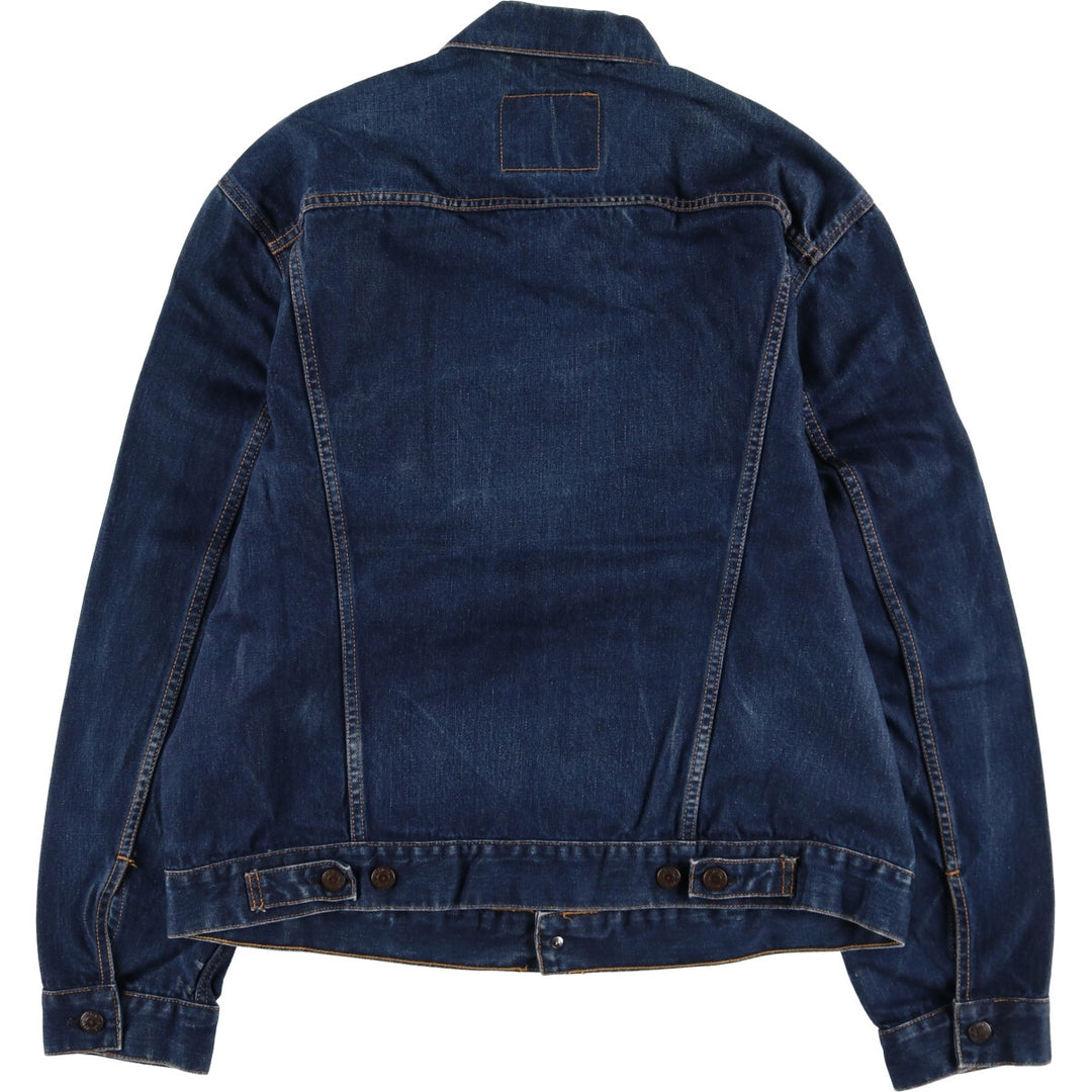 Dark navy blue Levi's 70550 04 Euro model denim jacket G-jacket Men's XL equivalent /eaa520248