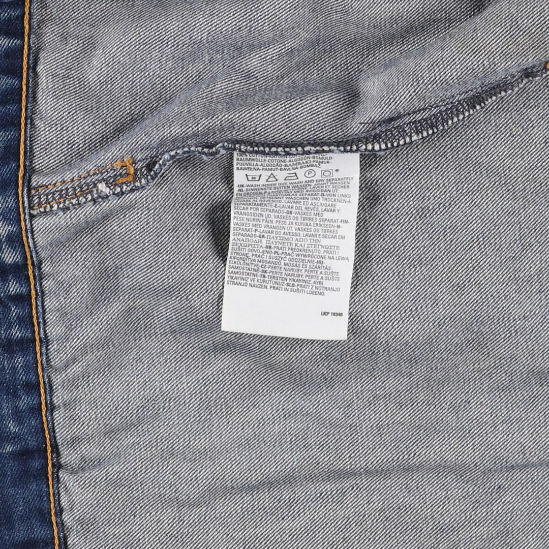 Dark navy blue Levi's 70550 04 Euro model denim jacket G-jacket Men's XL equivalent /eaa520248