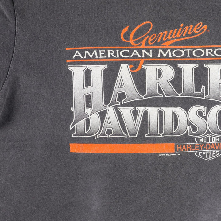 90'S Harley-Davidson Motorcycle Bike T-shirt Made in USA Men's XL Vintage /eaa520274