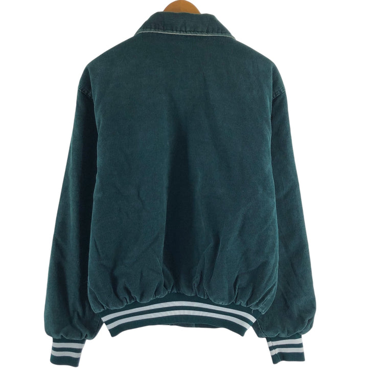 80s~90'S Rennoc Collared Corduroy Varsity Jacket Award Jacket Made in USA Men's L size /eaa520318