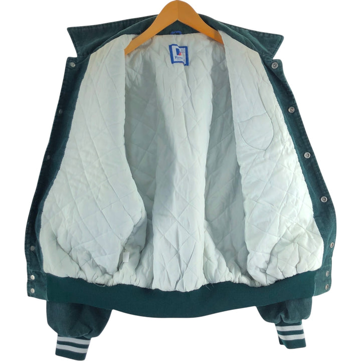 80s~90'S Rennoc Collared Corduroy Varsity Jacket Award Jacket Made in USA Men's L size /eaa520318