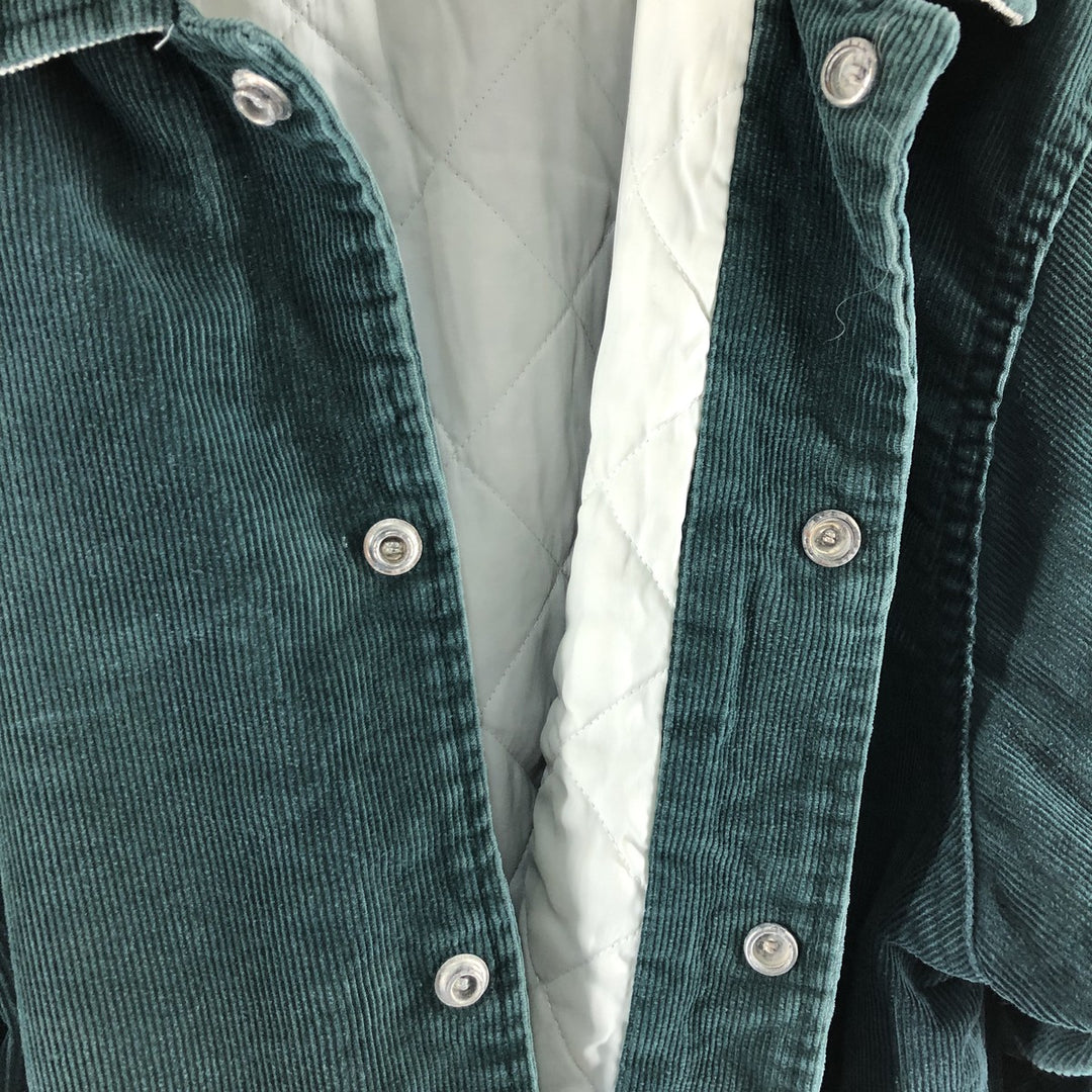 80s~90'S Rennoc Collared Corduroy Varsity Jacket Award Jacket Made in USA Men's L size /eaa520318