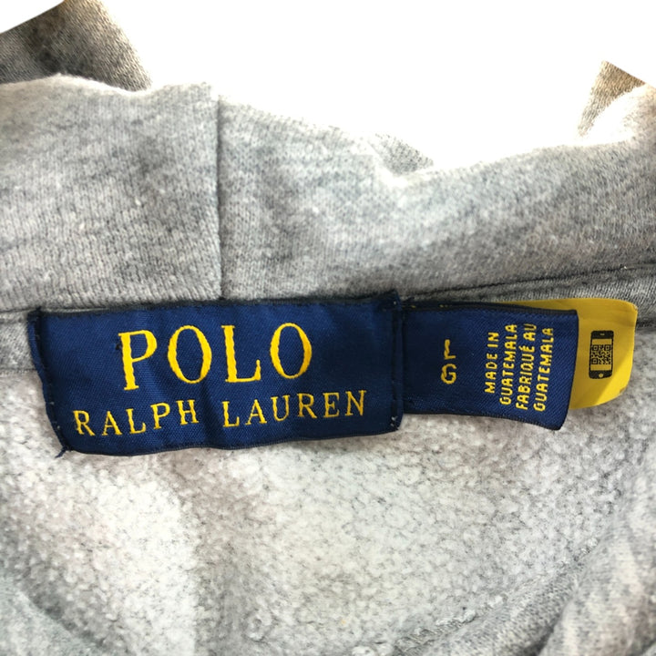 Ralph Lauren POLO RALPH LAUREN sweatshirt pullover hoodie, men's size L cotton gray type Vintage Second Hand
