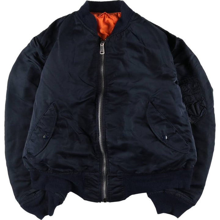 90'S Civilian Alpha MA-1 Type Military Flight Jacket Made in USA Men's XL Vintage /eaa520340