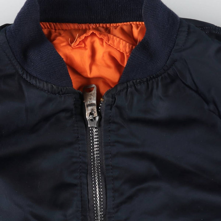 90'S Civilian Alpha MA-1 Type Military Flight Jacket Made in USA Men's XL Vintage /eaa520340