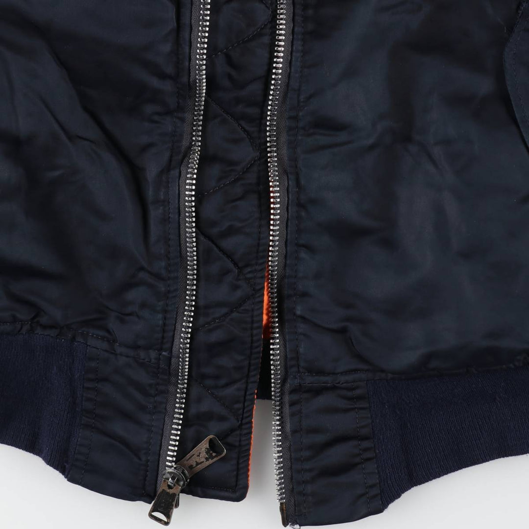 90'S Civilian Alpha MA-1 Type Military Flight Jacket Made in USA Men's XL Vintage /eaa520340