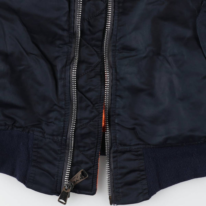 90'S Civilian Alpha MA-1 Type Military Flight Jacket Made in USA Men's XL Vintage /eaa520340