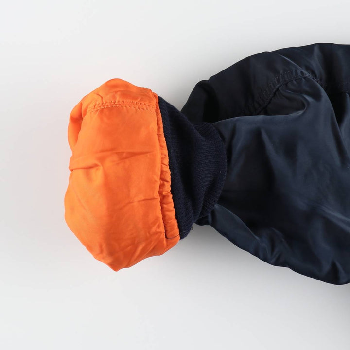 90'S Civilian Alpha MA-1 Type Military Flight Jacket Made in USA Men's XL Vintage /eaa520340