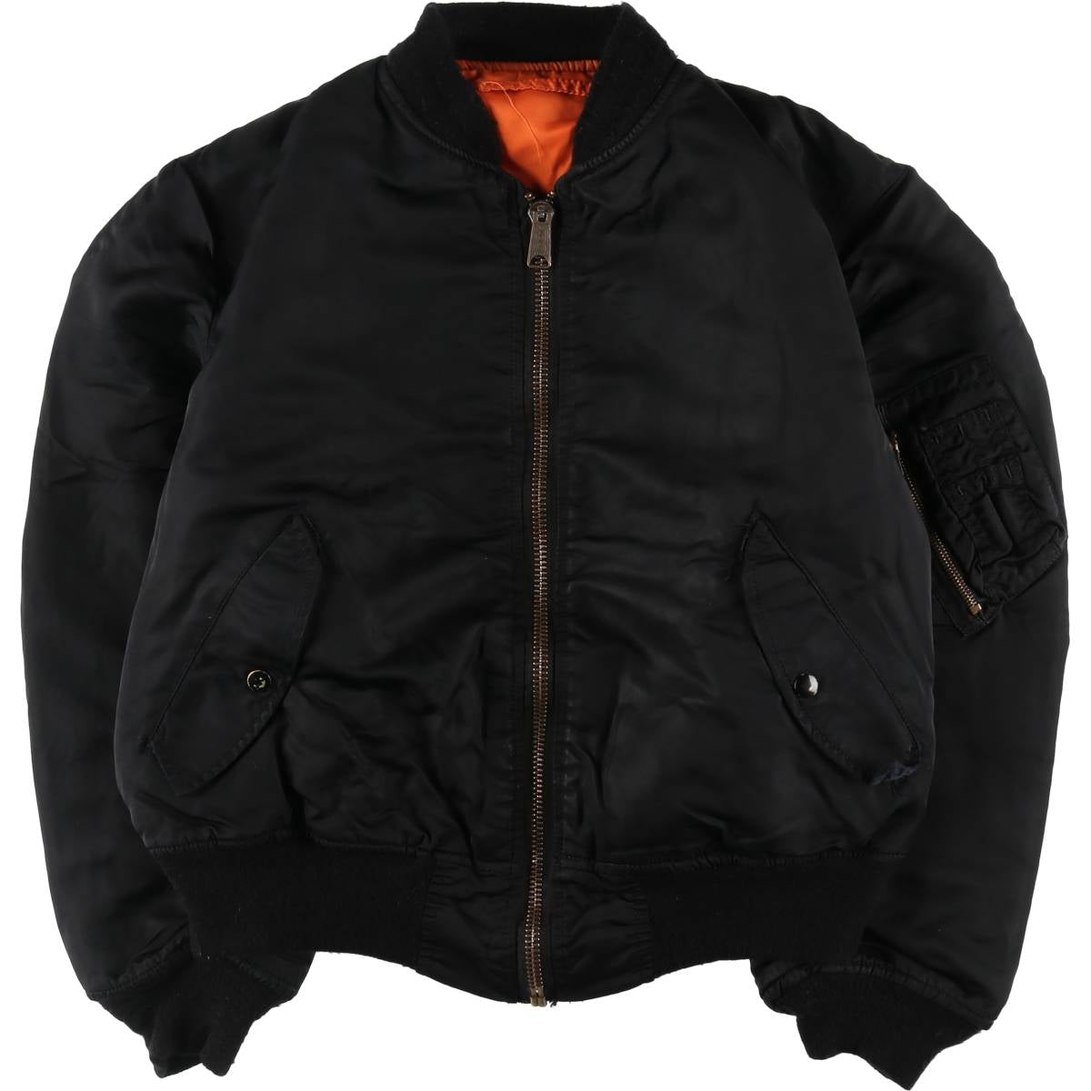 【USA製】ALPHA type MA-１ MA-1 Nylon Mil. Spec Jacket _by Alpha Industries
