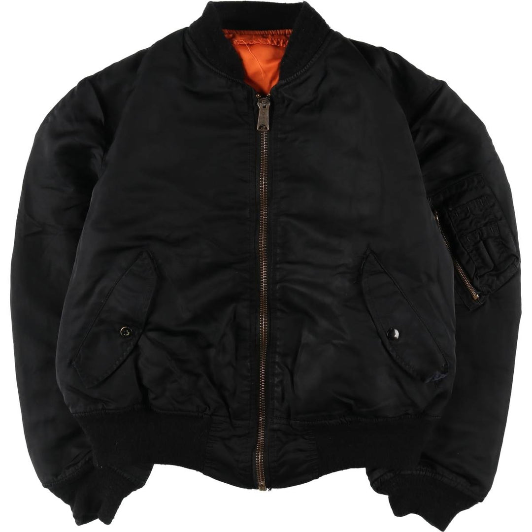 Civilian product Alpha ALPHA MA-1 type military flight jacket made in USA equivalent to men's M /eaa520341
