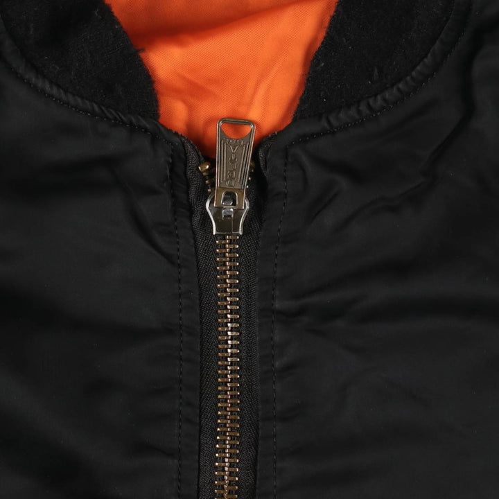 Civilian product Alpha ALPHA MA-1 type military flight jacket made in USA equivalent to men's M /eaa520341