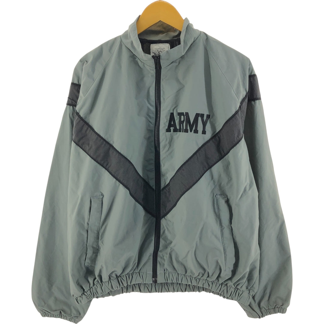 2000'S IPFU Training Jacket, Nylon Jacket, Made in USA, Medium Nylon Khaki type Vintage Second Hand