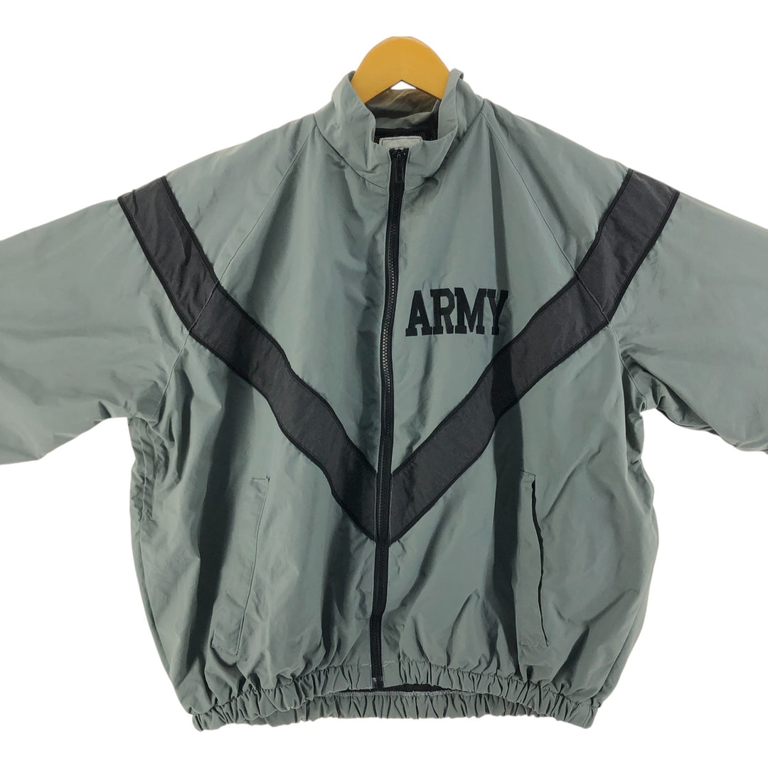 2000'S IPFU Training Jacket, Nylon Jacket, Made in USA, Medium Nylon Khaki type Vintage Second Hand