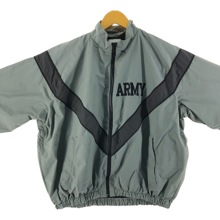 2000'S IPFU Training Jacket, Nylon Jacket, Made in USA, Medium Nylon Khaki type Vintage Second Hand