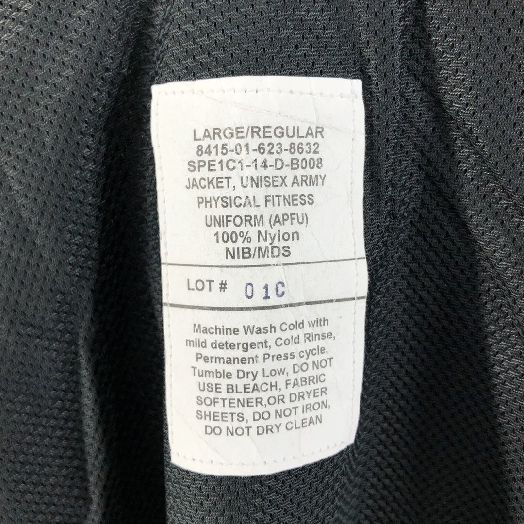 Genuine US Army APFU Training Jacket, Nylon Jacket, Made in USA, LARGE/REGULAR, Men's L equivalent /eaa520411