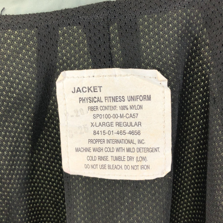 00'S USARMY PFU Training Jacket Nylon Jacket Made in USA X-LARGE REGULAR Men's XL equivalent /eaa520412