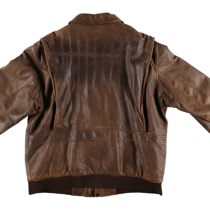 90s~00'S Cabelas Leather Flight Jacket Made in Canada Men's XL /eaa520461