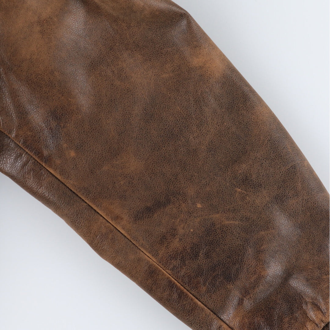 90s~00'S Cabelas Leather Flight Jacket Made in Canada Men's XL /eaa520461